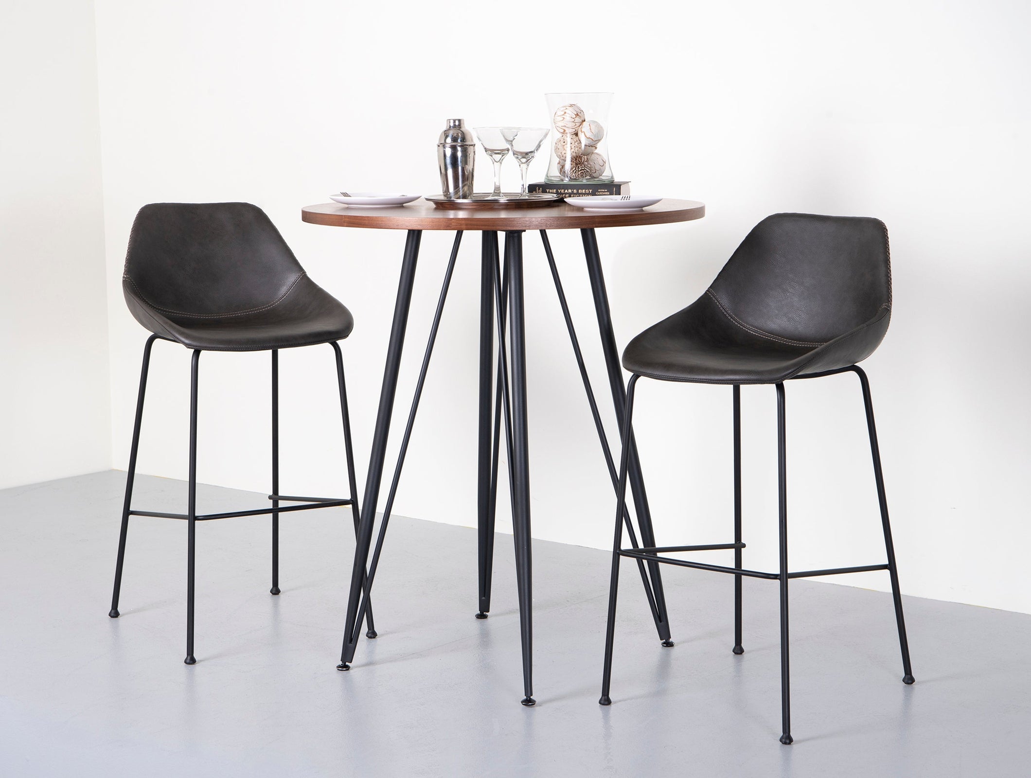 Euro Style Corinna Bar Stool - Set of 2