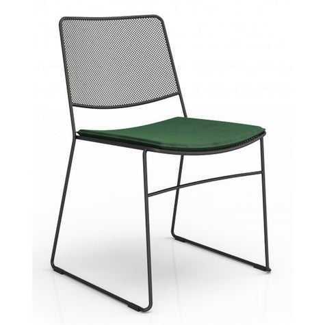 Huppe Link Steel Chair With Magnetic Seat Cushion