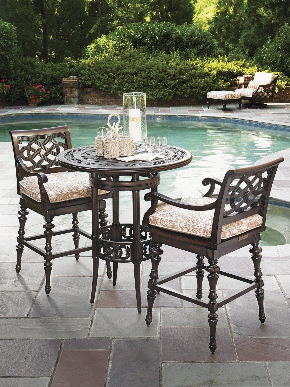 Tommy Bahama Outdoor Royal Kahala Black Sands Bistro Table