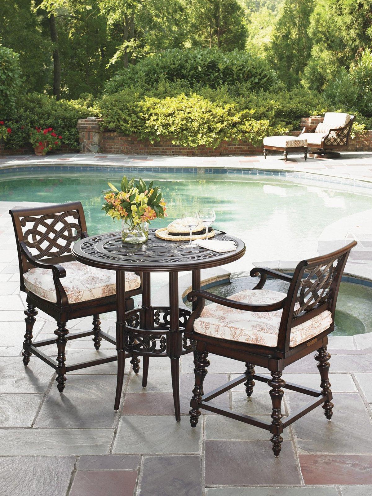 Tommy Bahama Outdoor Royal Kahala Black Sands Bistro Table