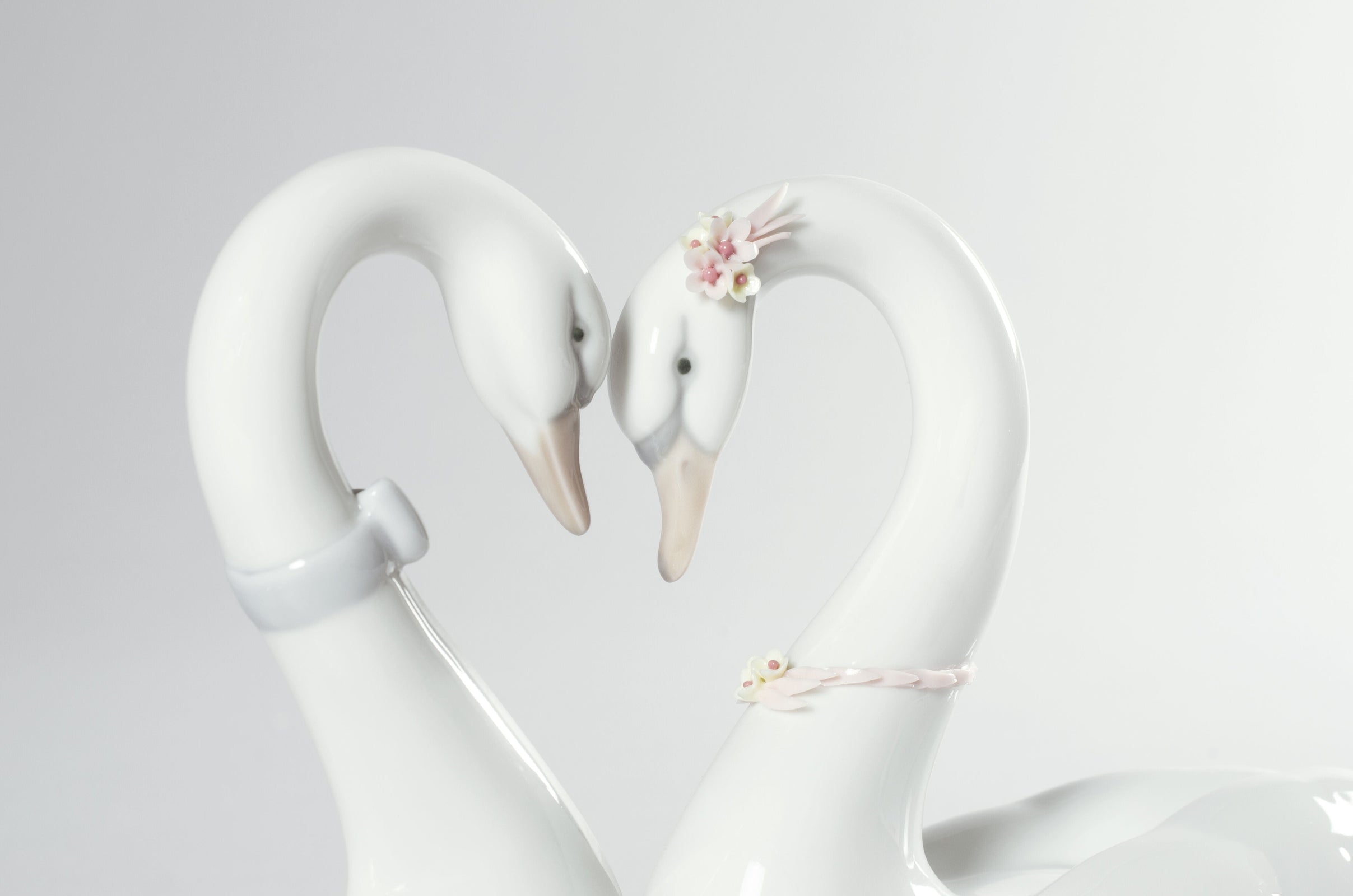 Lladro Endless Love Swans Figurine