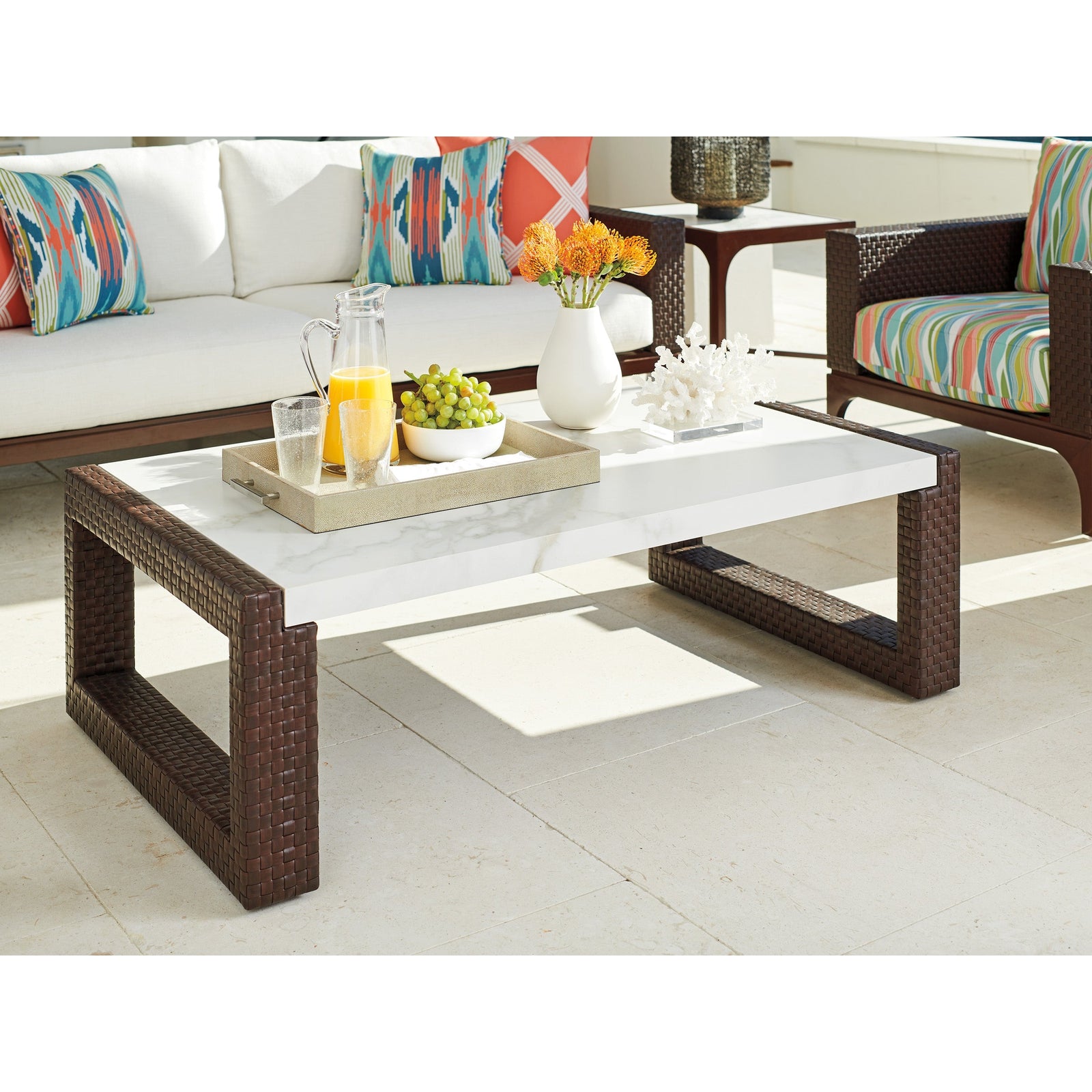 Tommy Bahama Outdoor Abaco Rectangular Cocktail Table