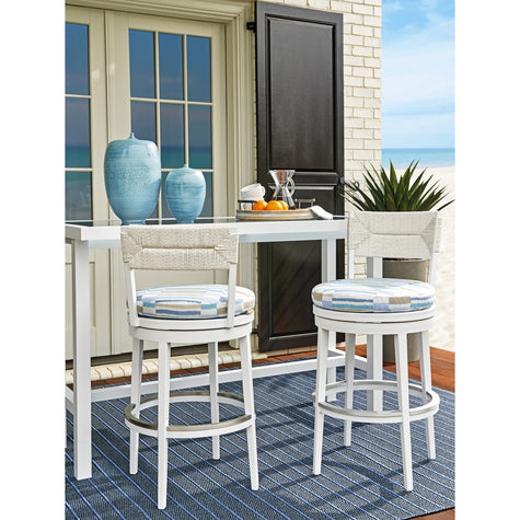 Tommy Bahama Outdoor Ocean Breeze Promenade Swivel Bar Stool