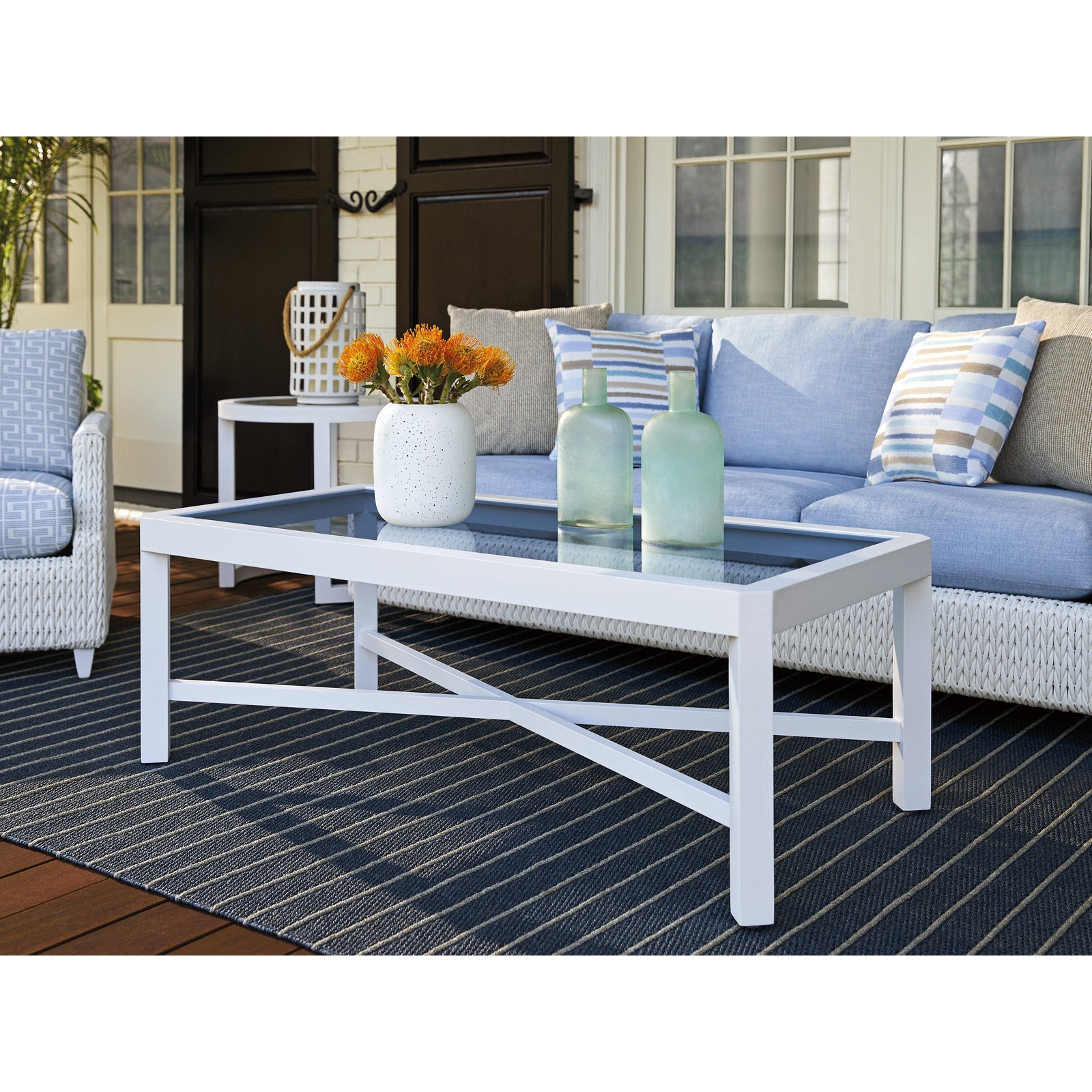 Tommy Bahama Outdoor Ocean Breeze Promenade Rectangular Cocktail Table