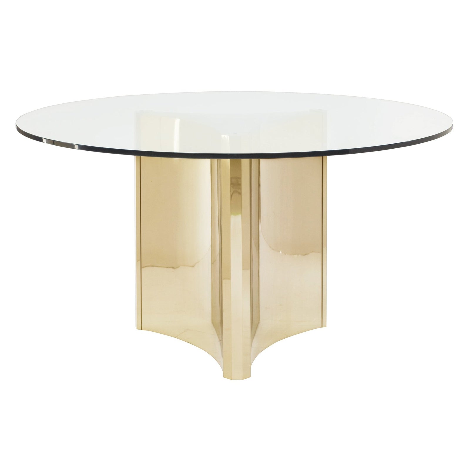 Bernhardt Interiors Abbott Round Metal Dining Table