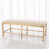Global Views Quad Pod Bench with Muslin Cushion