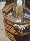 Tommy Bahama Outdoor Harbor Isle Tiered End Table