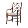Theodore Alexander A Delicate Trellis Armchair - Set of 2