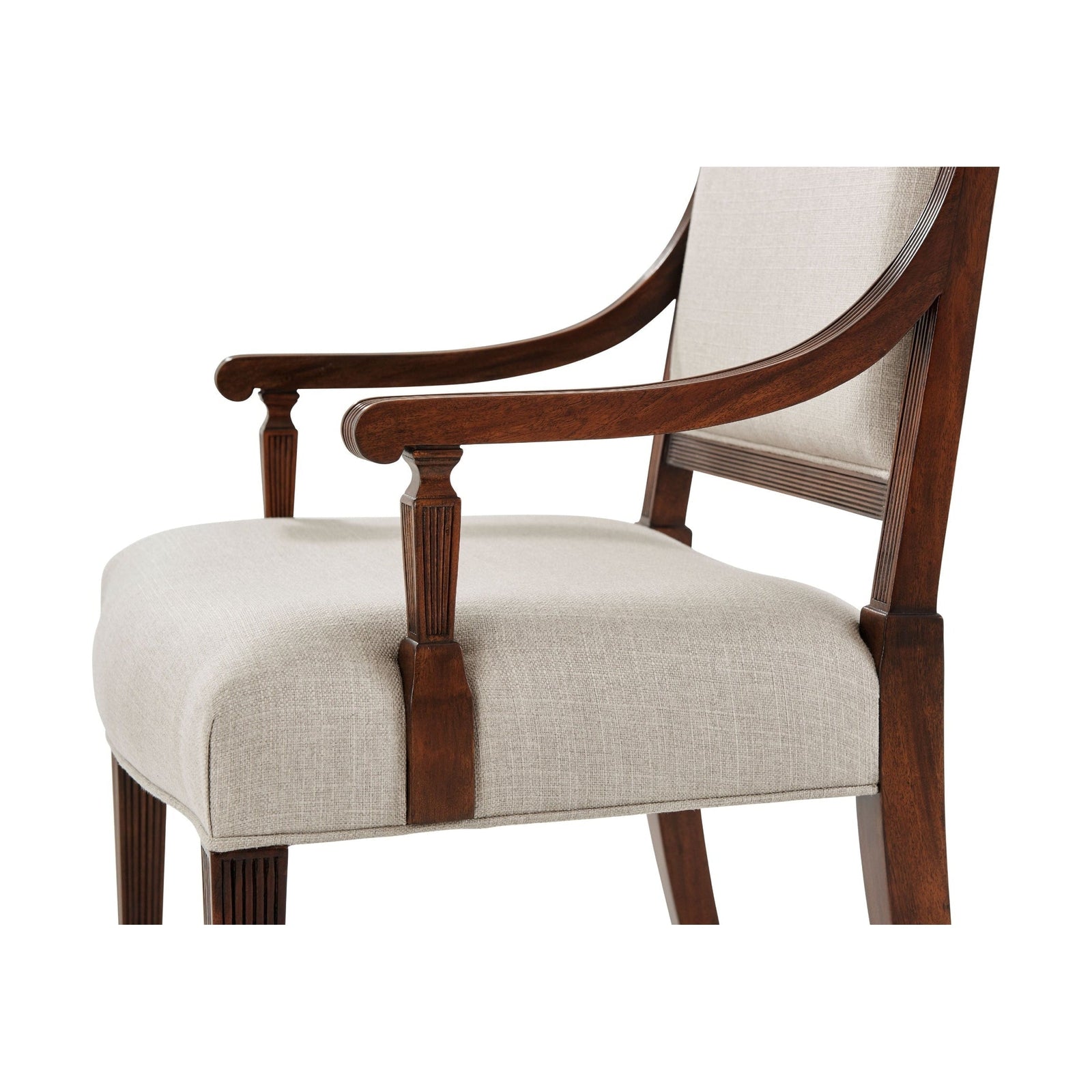 Theodore Alexander Sheraton's Satinwood Armchair - Set of 2