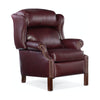 Bradington Young Chippendale Reclining Wing Chair with Pushback Recline