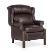 Bradington Young Chippendale Reclining Wing Chair with Pushback Recline