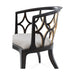 Theodore Alexander Ebonised Connaught Accent Chair