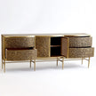 Global Views Crinkle Long Cabinet