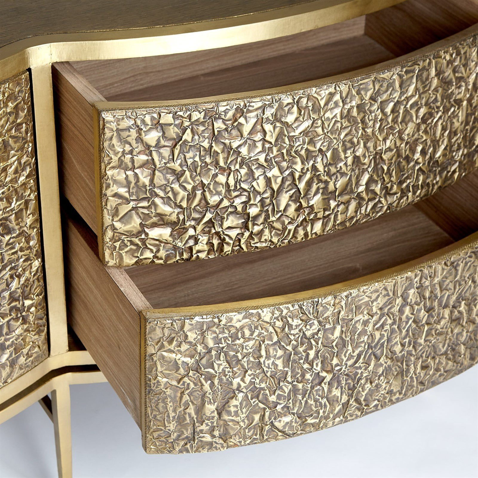 Global Views Crinkle Long Cabinet