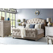 ART Furniture Summer Creek Shoals Upholstered Tufted Sleigh Bed