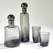 Global Views Pinched Decanter-Grey