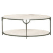 Bernhardt Morello Oval Metal Cocktail Table