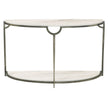 Bernhardt Morello Demilune Metal Console Table