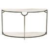 Bernhardt Morello Demilune Metal Console Table