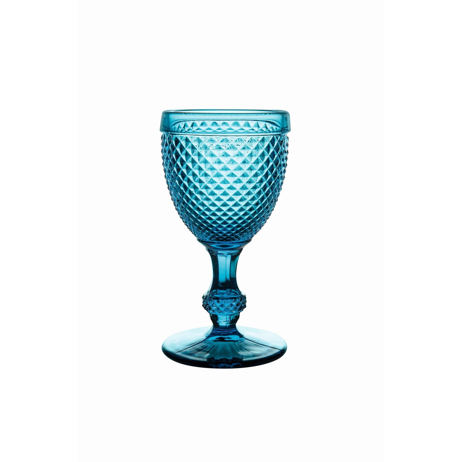 Vista Alegre Bicos Blue Water Goblets Blue - Set of 4