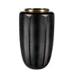 Vista Alegre Jet Black Case with Large Vase