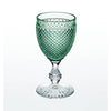 Vista Alegre Bicos Bicolor Goblet with Green Top