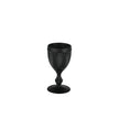 Vista Alegre Bicos Frosted Black Goblet - Set of 4