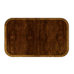 Jonathan Charles Buckingham Regency Crotch Mahogany Single Leaf Extending Dining Table