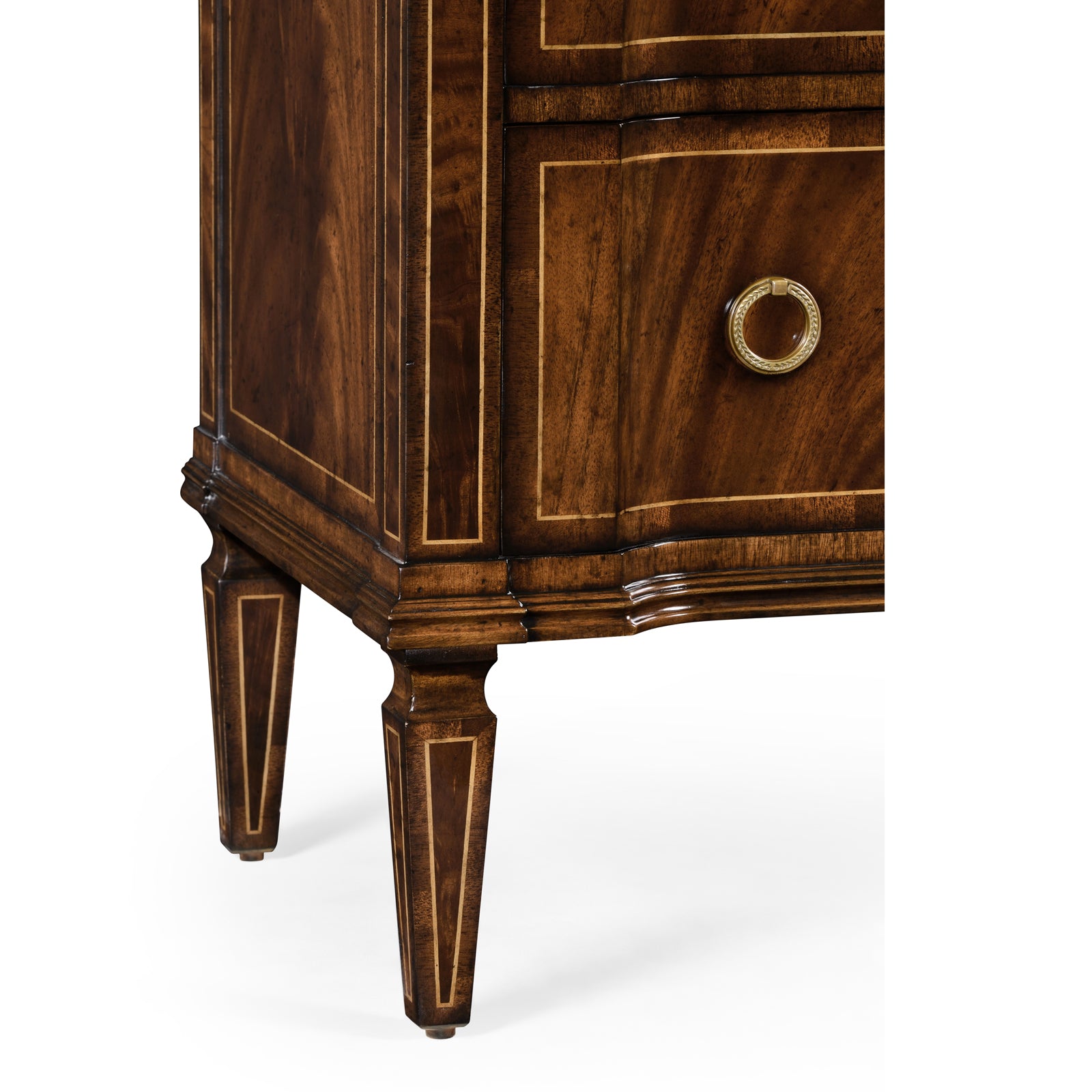 Jonathan Charles Buckingham Reverse Breakfront Chest of Drawers