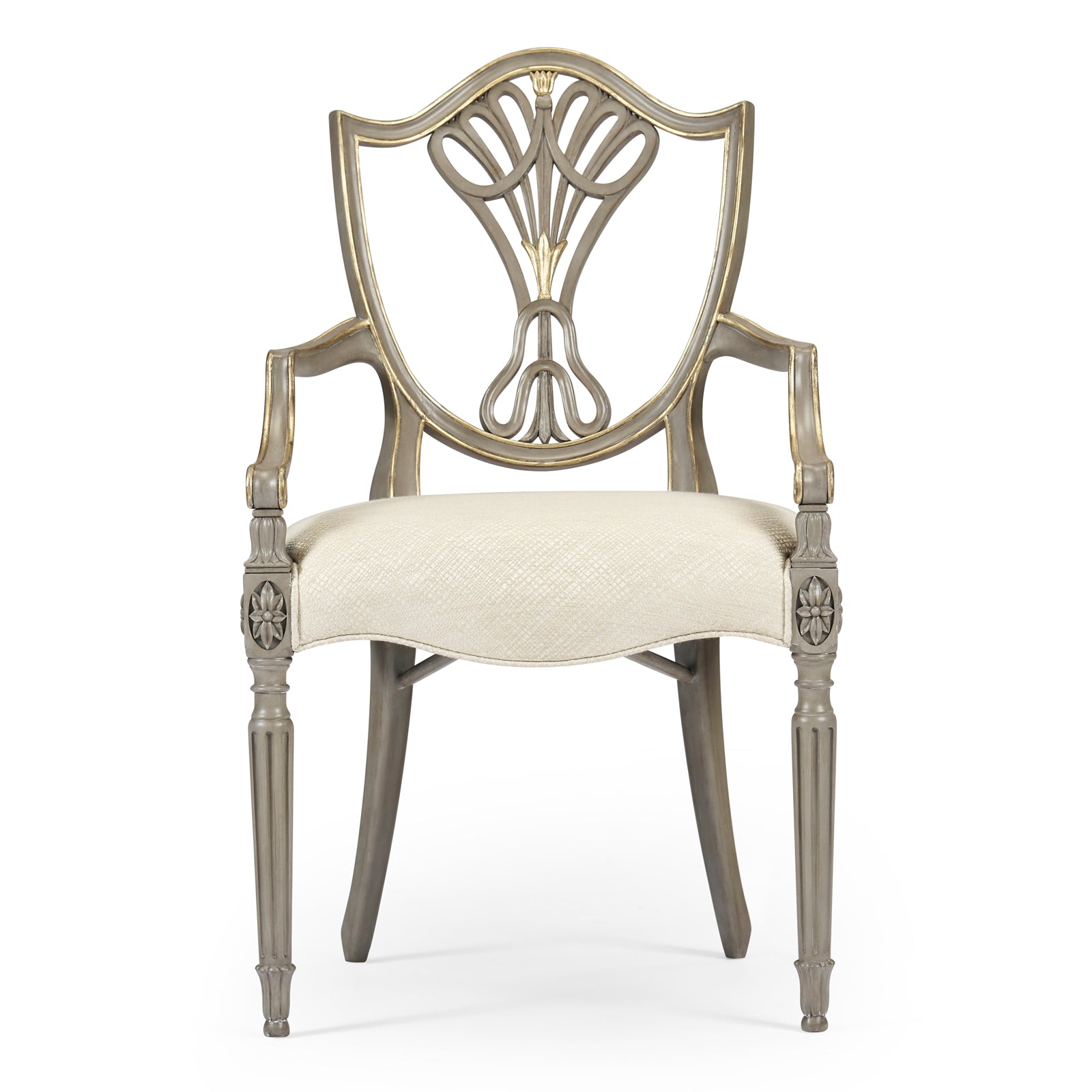 Jonathan Charles Buckingham Gilded Dining Armchair