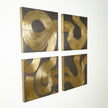 Global Views Currents Wall Panel-Brass/Bronze