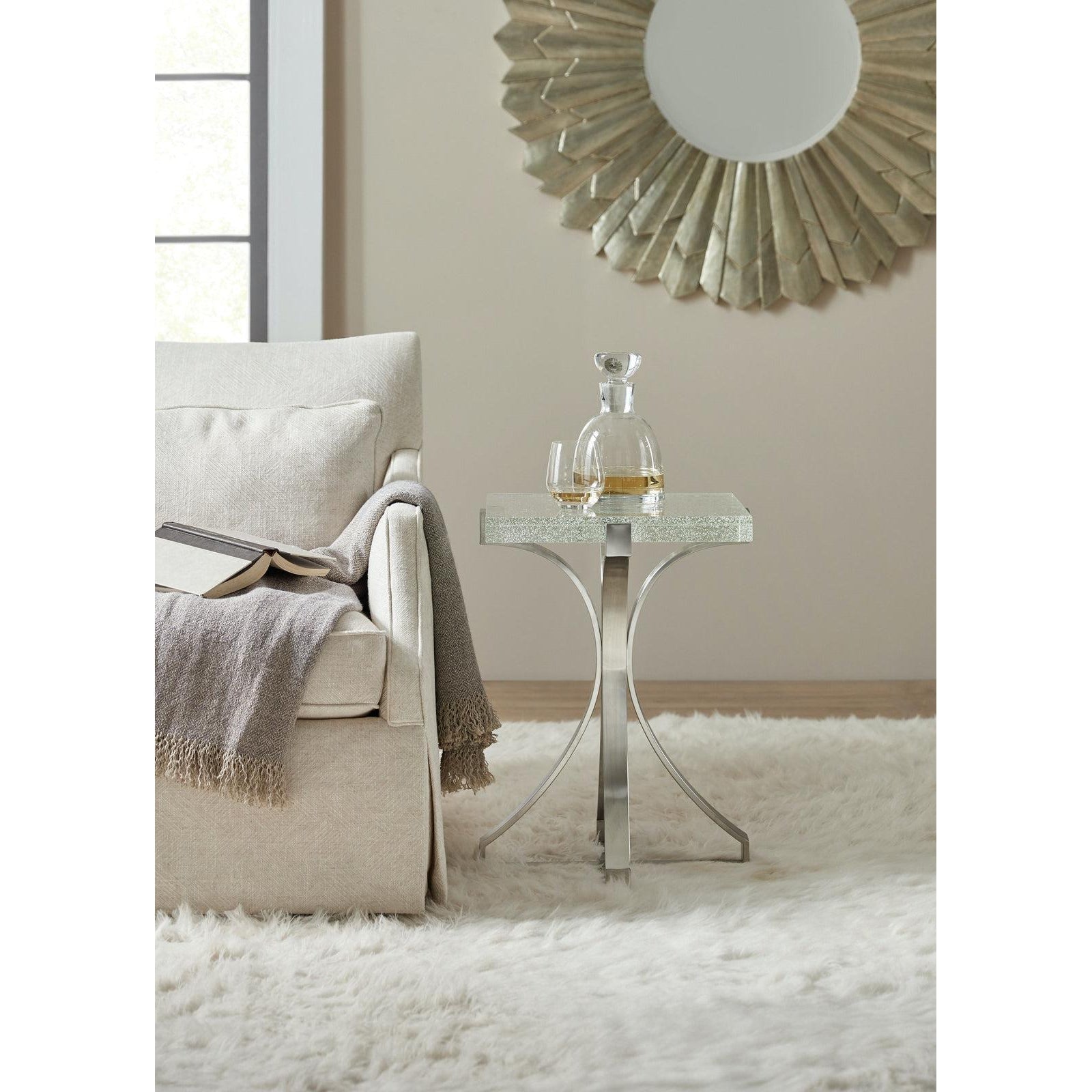 Hooker Furniture Bubble Glass Accent Table