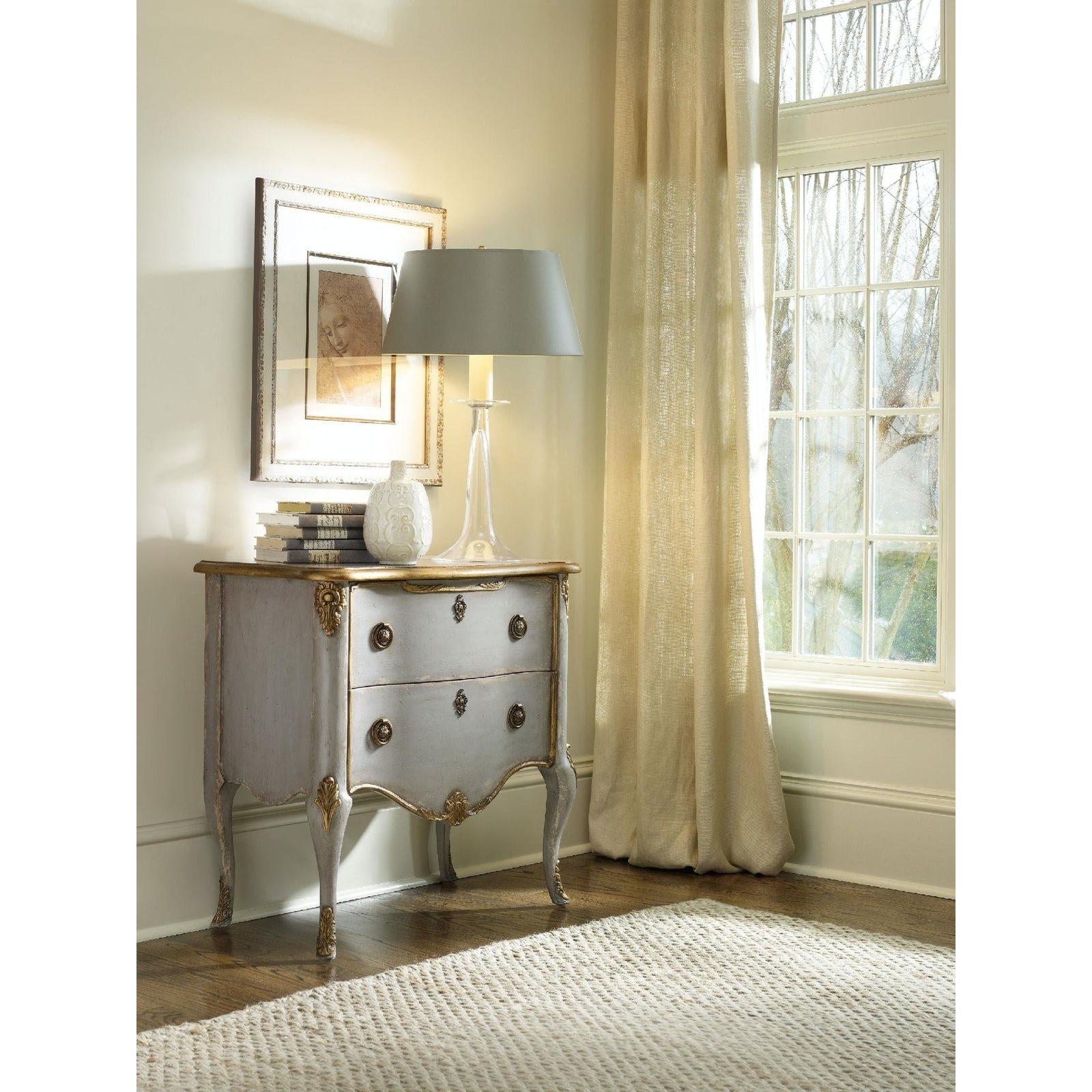 Hooker Furniture French Two Drawer Chest