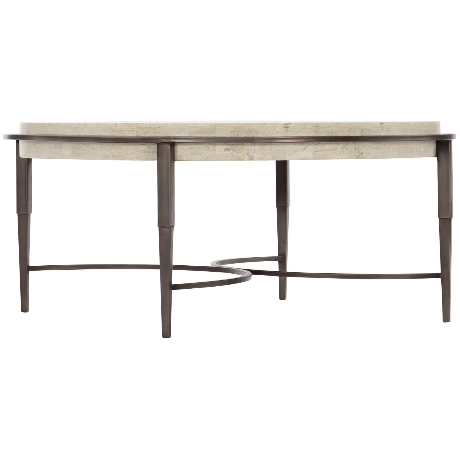 Bernhardt Barclay Metal Round Cocktail Table