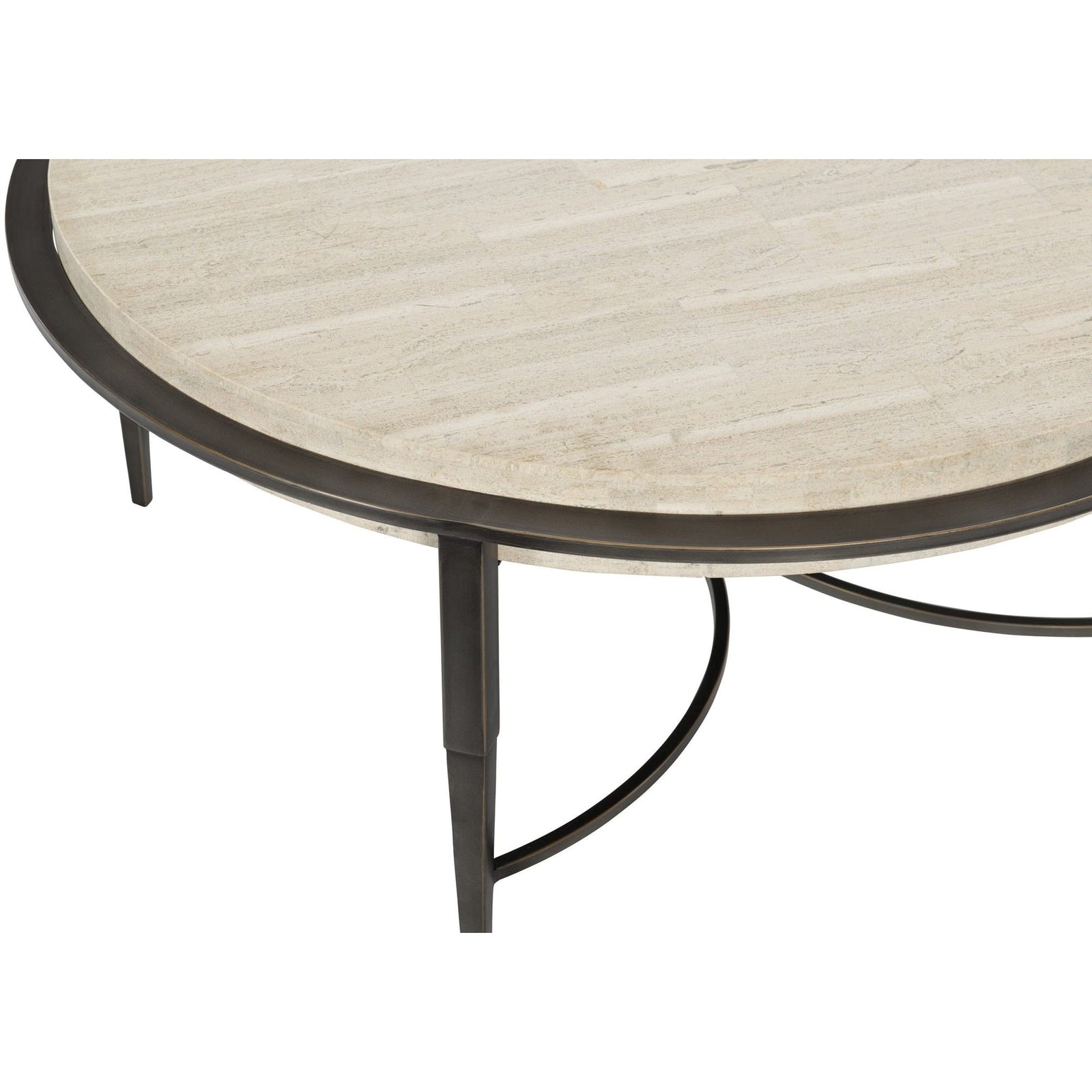 Bernhardt Barclay Metal Round Cocktail Table