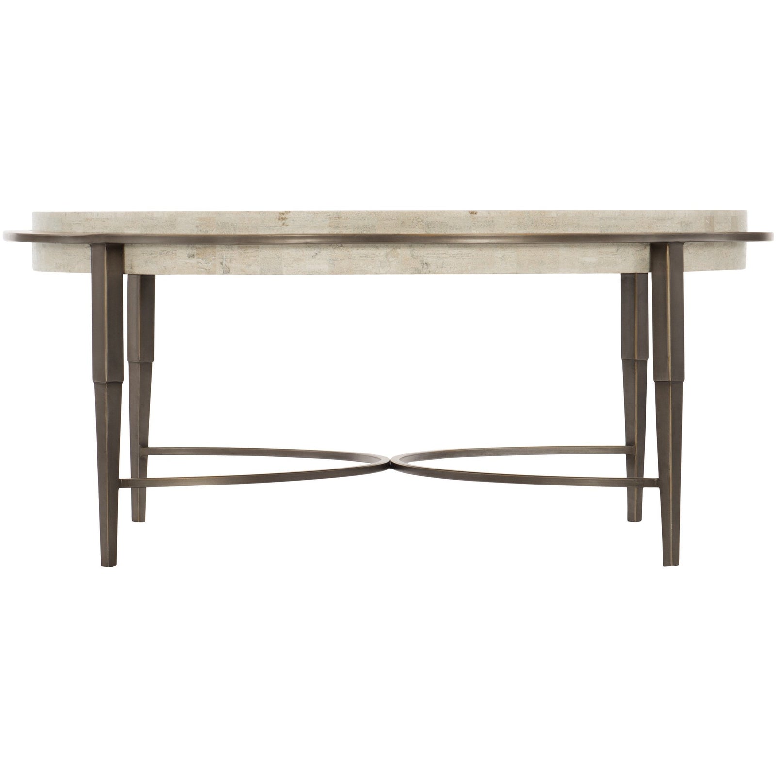 Bernhardt Barclay Metal Round Cocktail Table