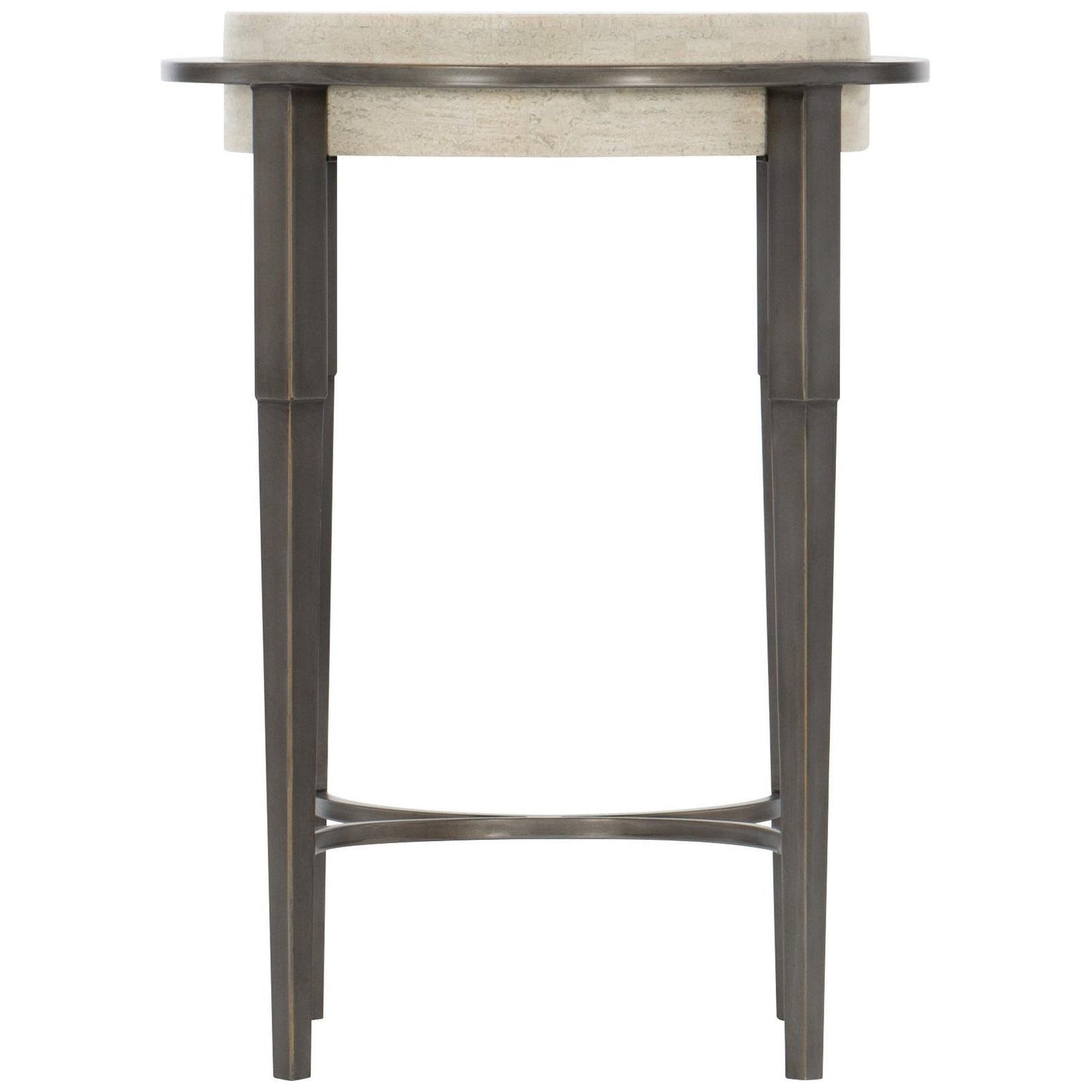 Bernhardt Barclay Metal Round Drink Table