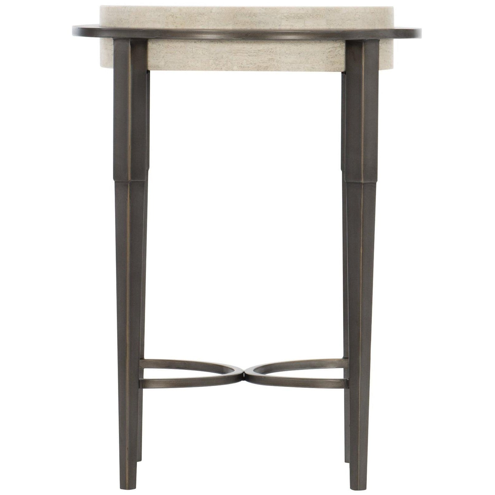 Bernhardt Barclay Metal Round Drink Table