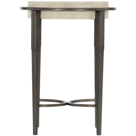 Bernhardt Barclay Metal Round Drink Table