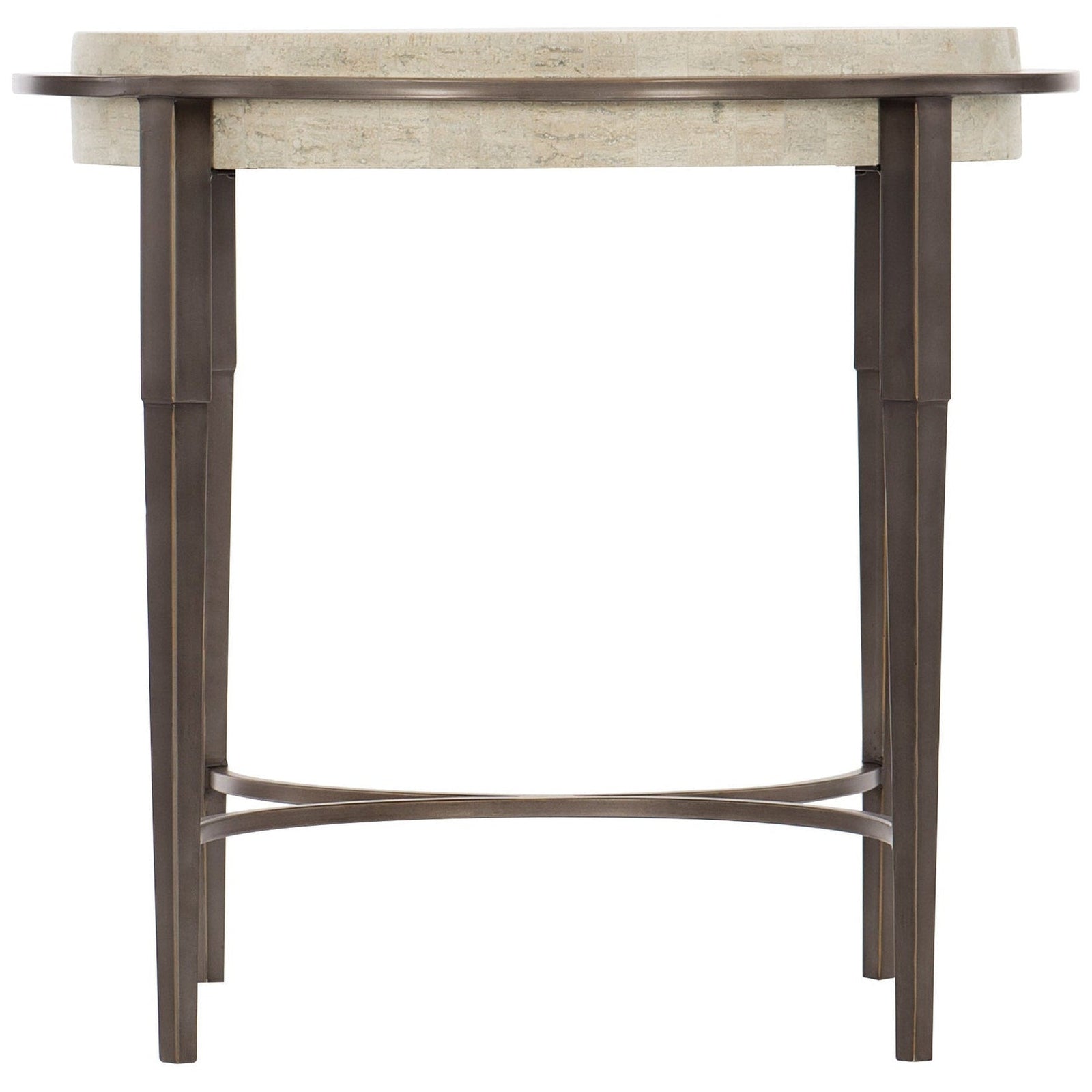 Bernhardt Barclay Metal Round Chairside Table