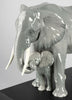 Lladro Leading The Way Elephants Sculpture