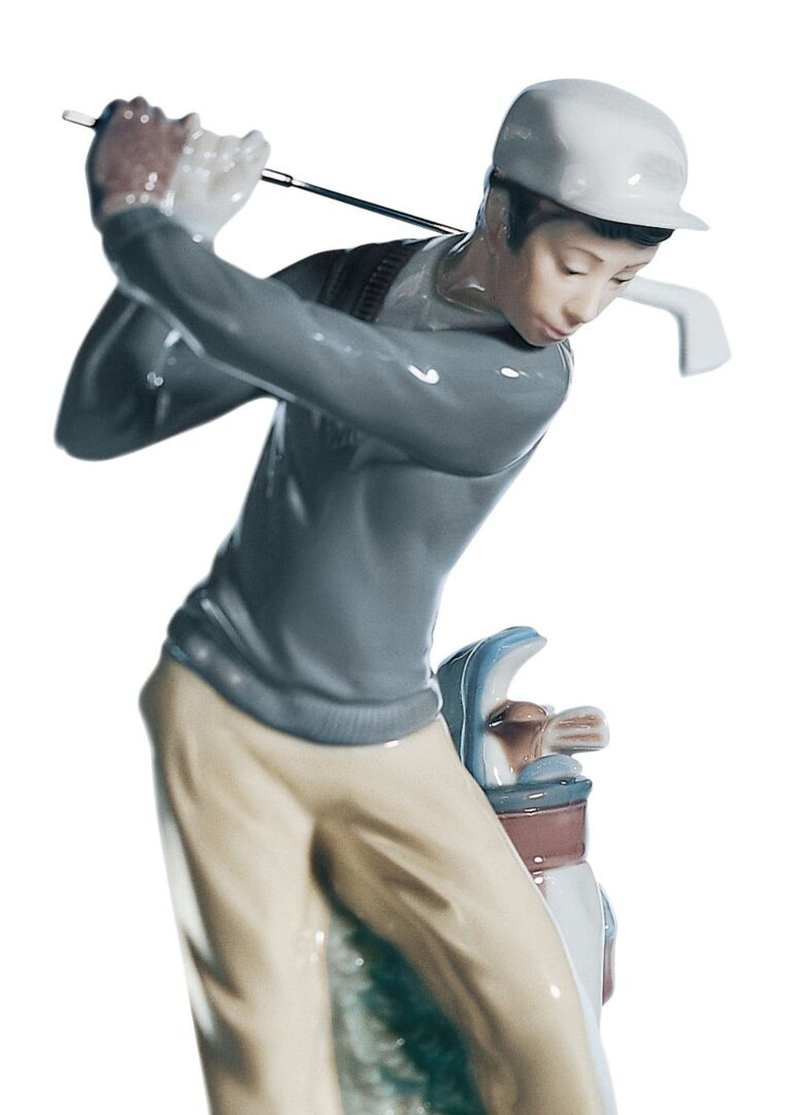 Lladro Golfer man Figurine