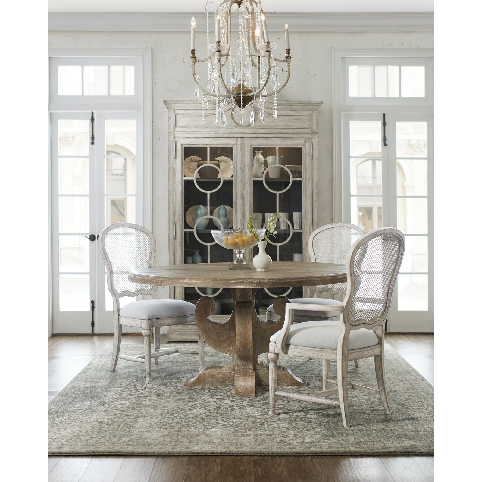 Hooker Furniture Boheme Gaston Metal Back Side Chair