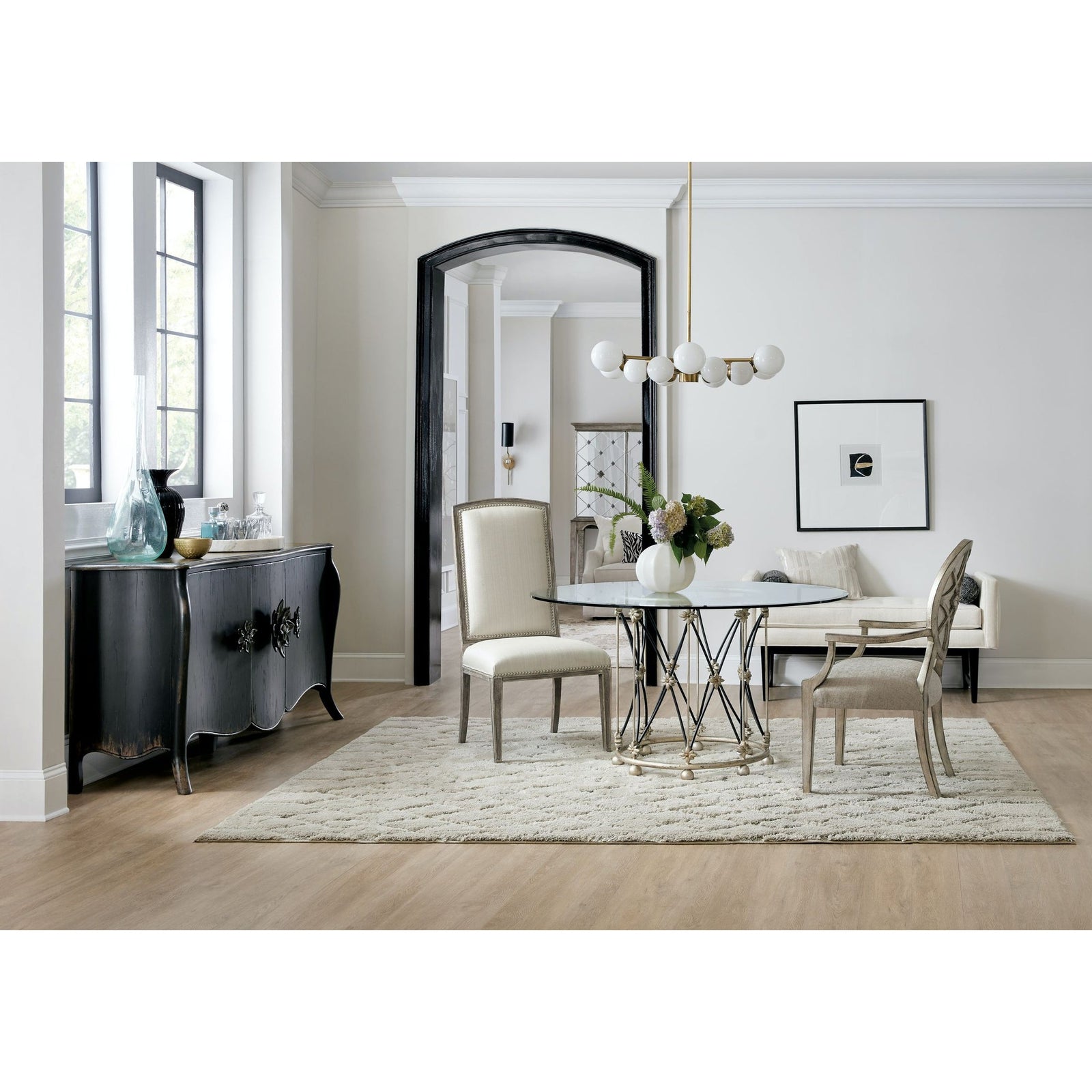 Hooker Furniture Sanctuary Pirouette Round Dining Table