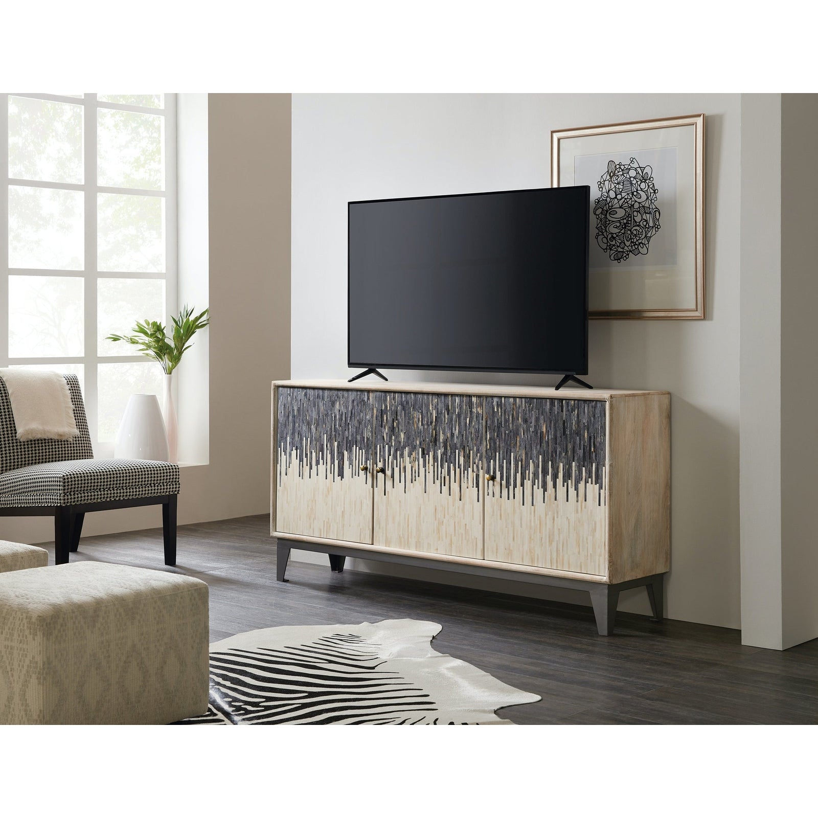 Hooker Furniture Three Door Console