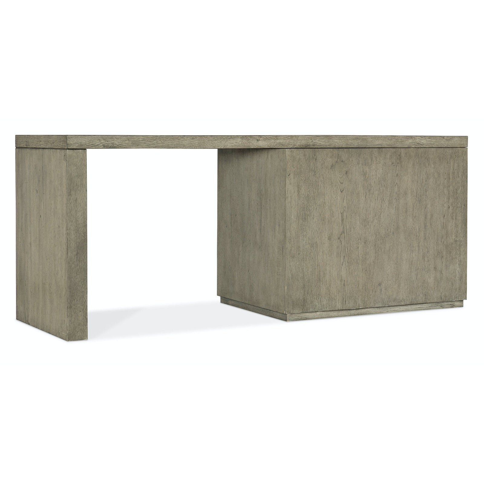 Hooker Furniture Linville Falls Desk with Open Cabient and Leg