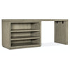Hooker Furniture Linville Falls Desk with Open Cabient and Leg