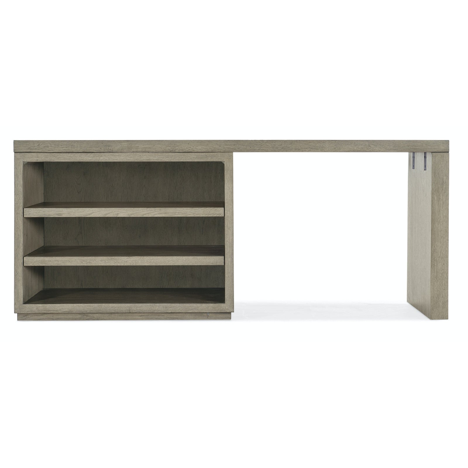 Hooker Furniture Linville Falls Desk with Open Cabient and Leg
