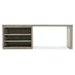 Hooker Furniture Linville Falls Desk with Open Cabient and Leg