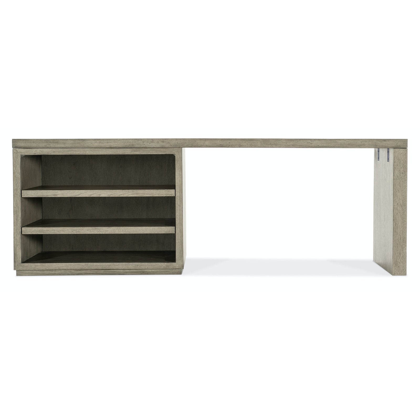Hooker Furniture Linville Falls Desk with Open Cabient and Leg